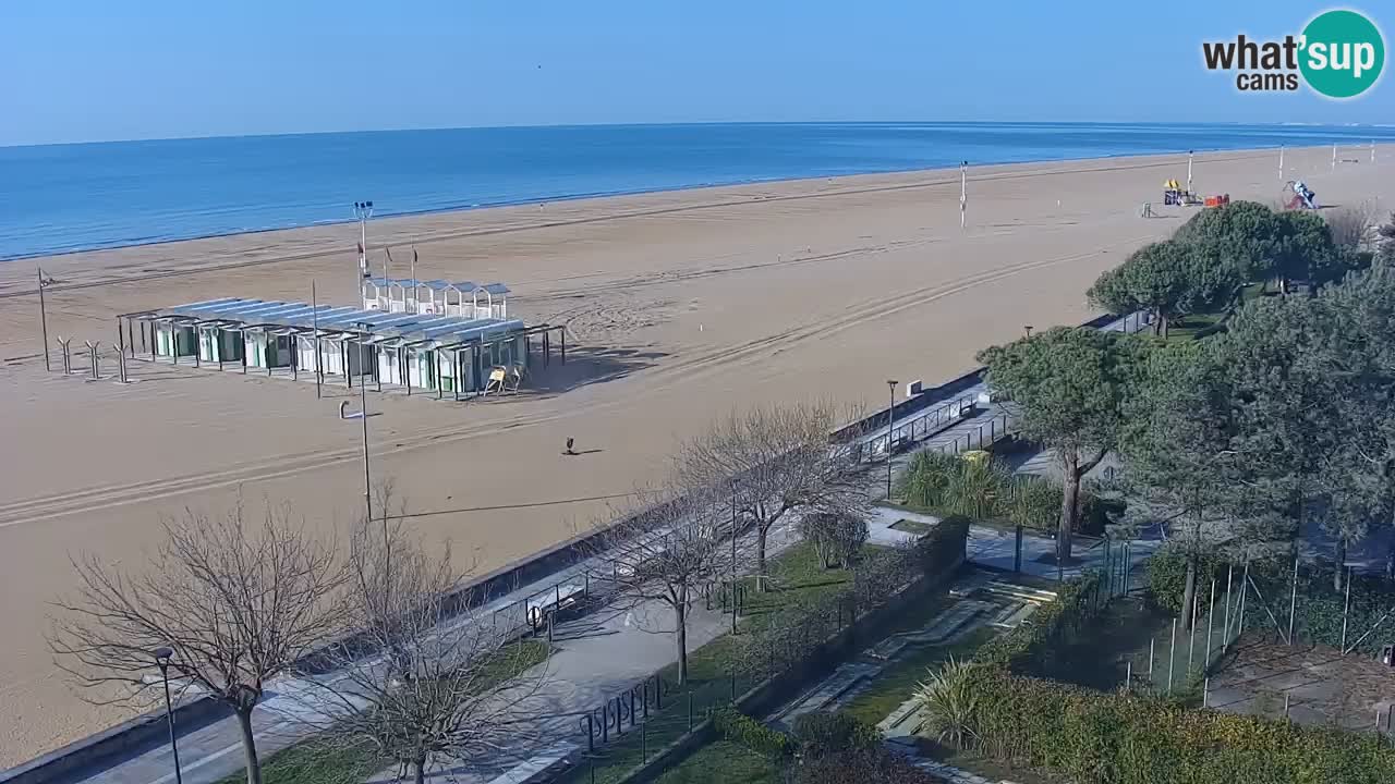 Web kamera Bibione plaža – pogled sa Ashanti ApartHotela