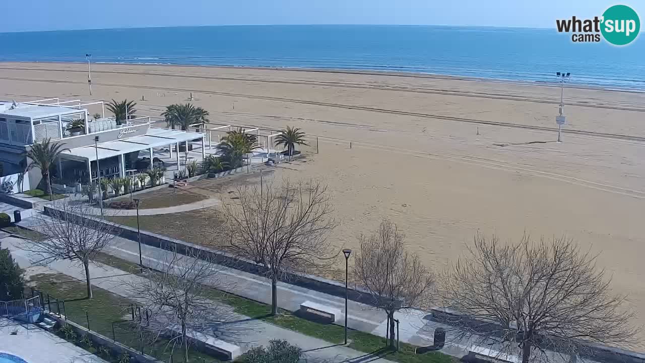 Web kamera Bibione plaža – pogled sa Ashanti ApartHotela