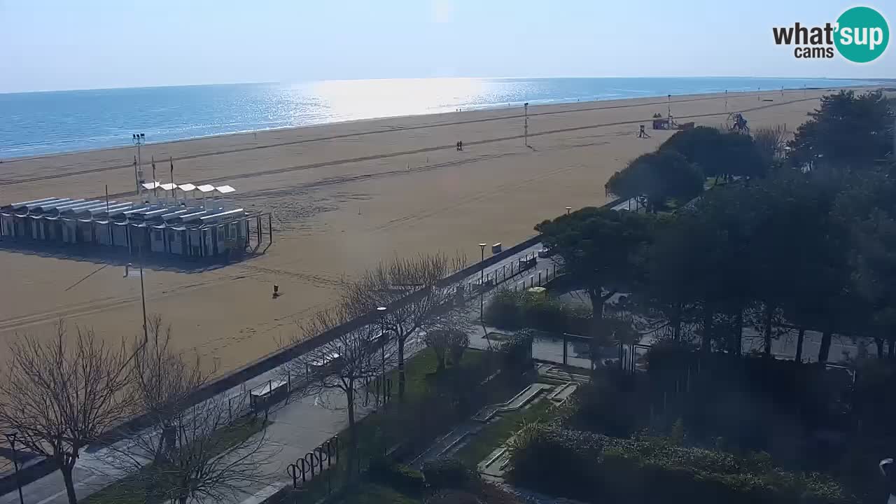 Webcam en direct plage de Bibione – vue depuis Ashanti ApartHotel