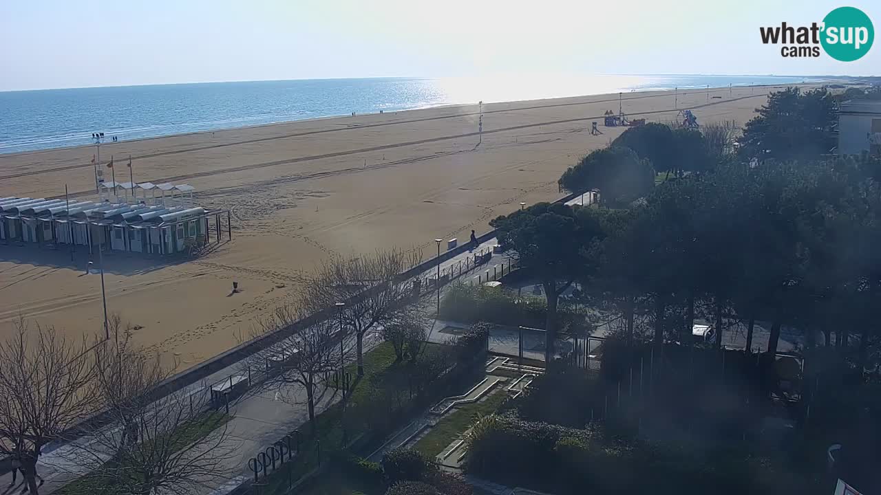 Webcam en direct plage de Bibione – vue depuis Ashanti ApartHotel