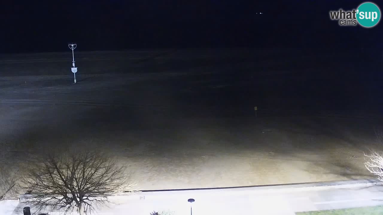 Web kamera Bibione plaža – pogled sa Ashanti ApartHotela