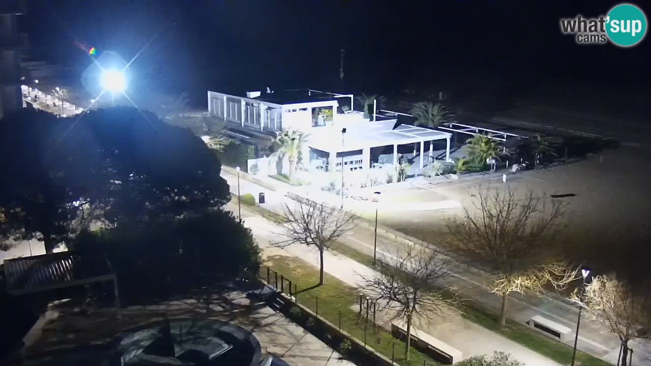 Webcam en direct plage de Bibione – vue depuis Ashanti ApartHotel