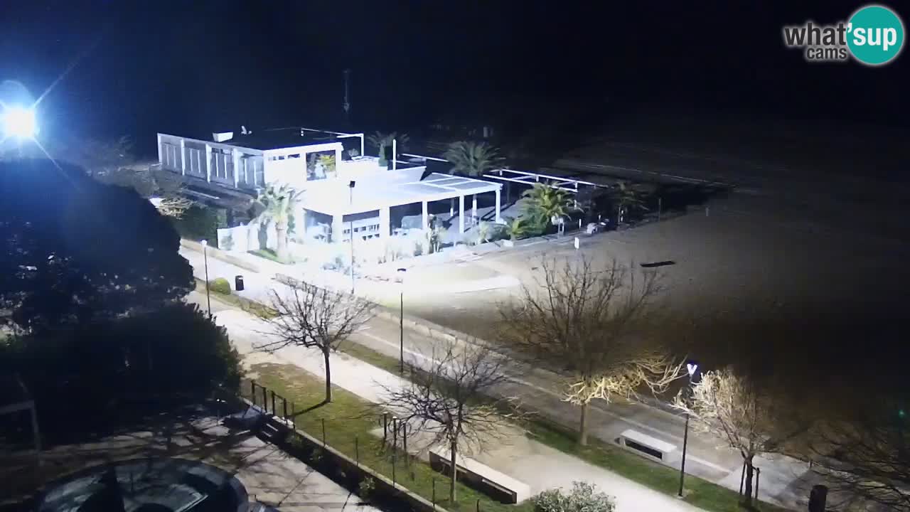 Webcam en vivo playa Bibione – vista desde Ashanti ApartHotel