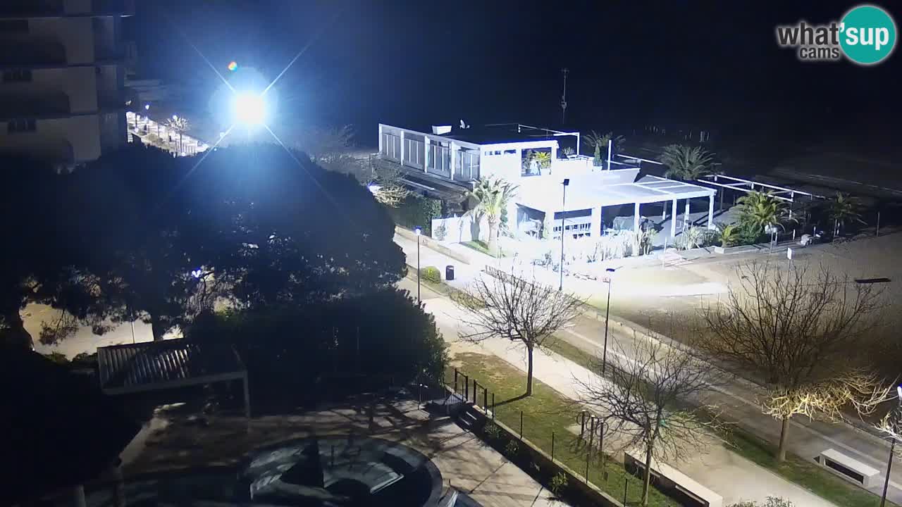 Webcam en vivo playa Bibione – vista desde Ashanti ApartHotel