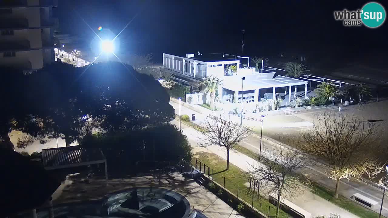 Webcam en vivo playa Bibione – vista desde Ashanti ApartHotel