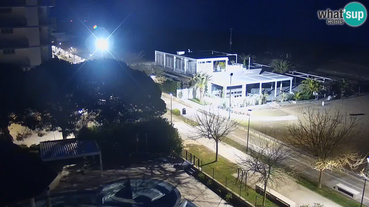 Webcam en direct plage de Bibione – vue depuis Ashanti ApartHotel