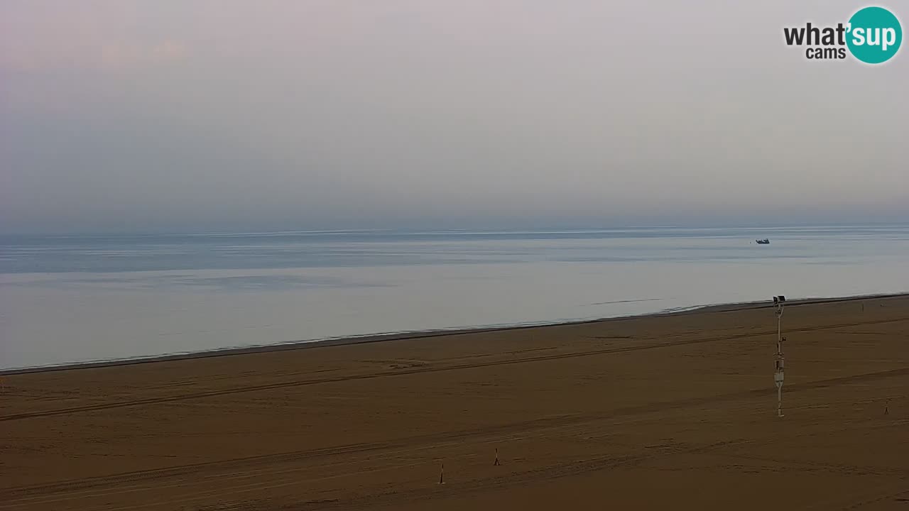 Spletna kamera Bibione plaža – pogled iz Ashanti ApartHotela