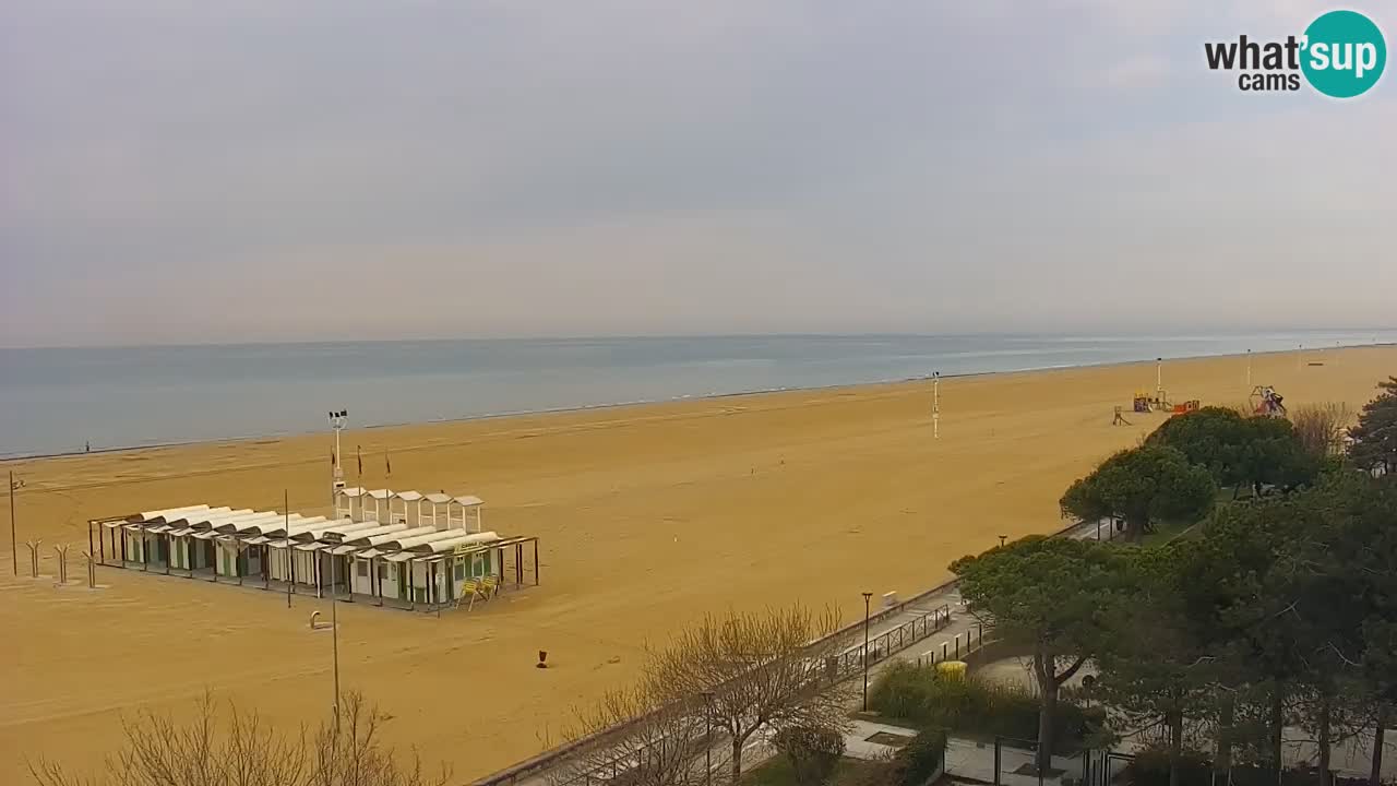 Webcam en direct plage de Bibione – vue depuis Ashanti ApartHotel