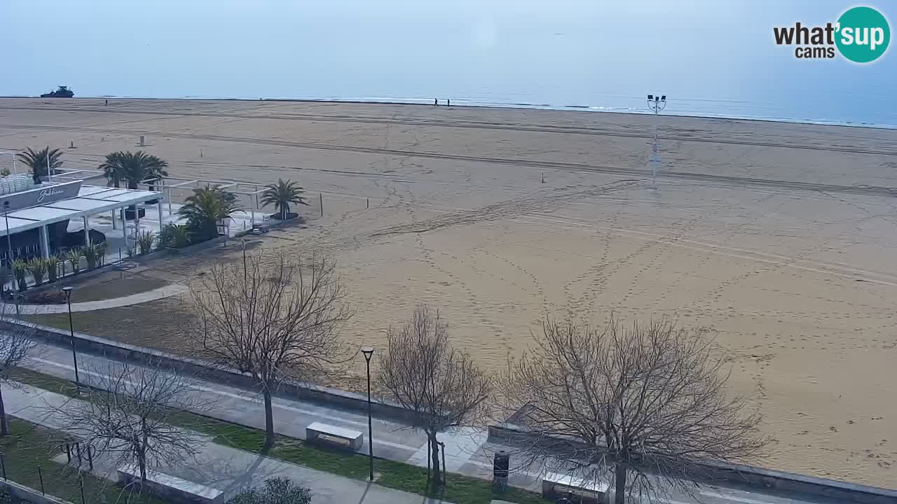 Spletna kamera Bibione plaža – pogled iz Ashanti ApartHotela