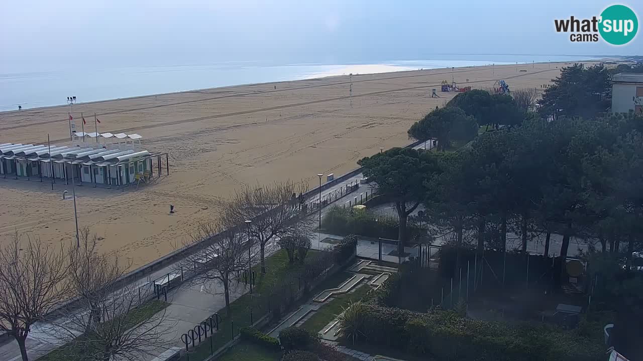 Web kamera Bibione plaža – pogled sa Ashanti ApartHotela