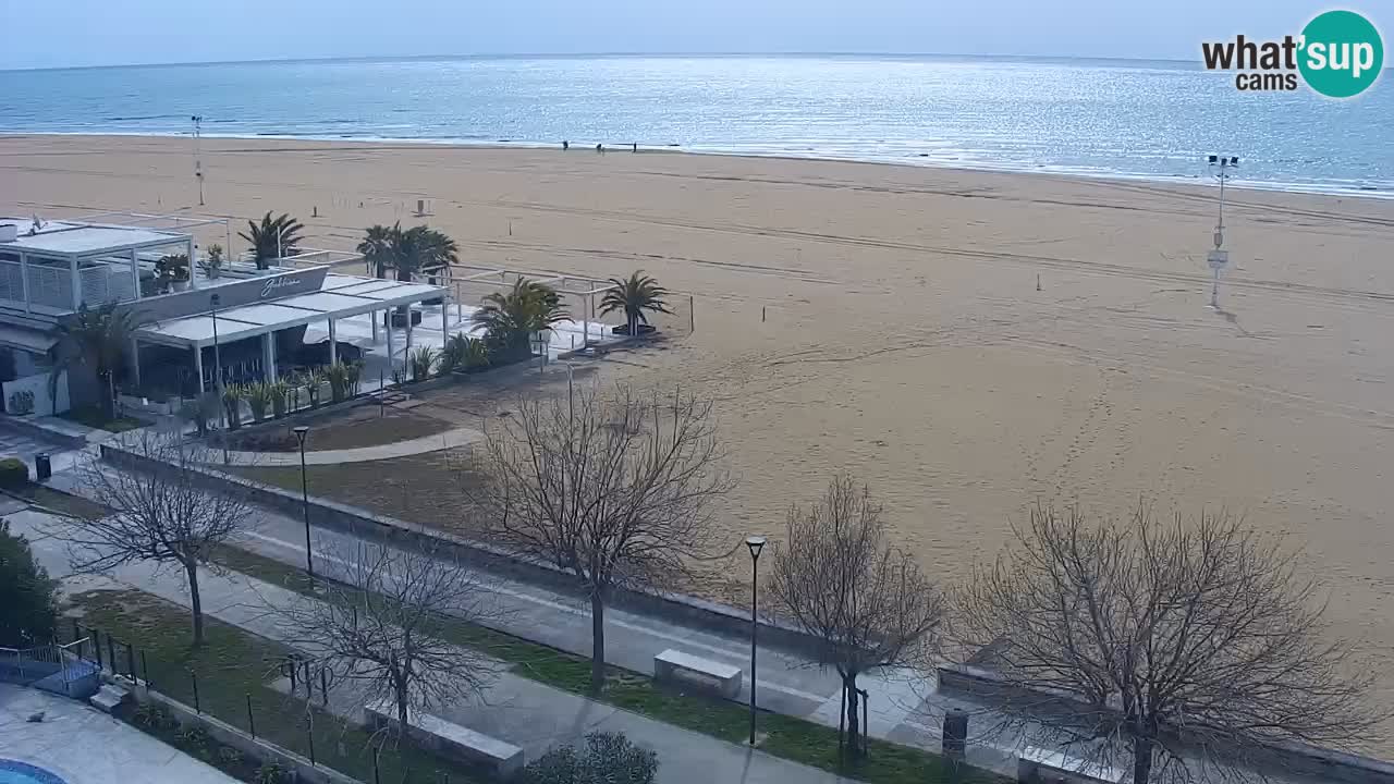 Webcam en direct plage de Bibione – vue depuis Ashanti ApartHotel