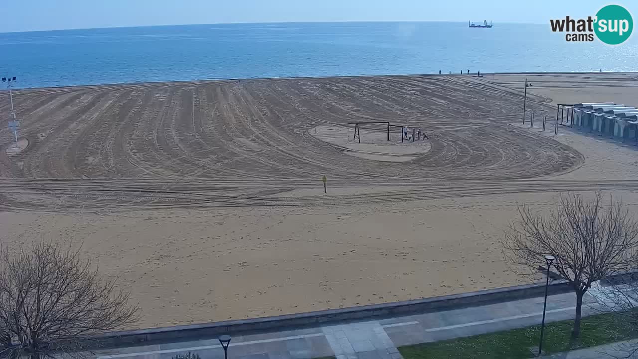 Webcam en direct plage de Bibione – vue depuis Ashanti ApartHotel