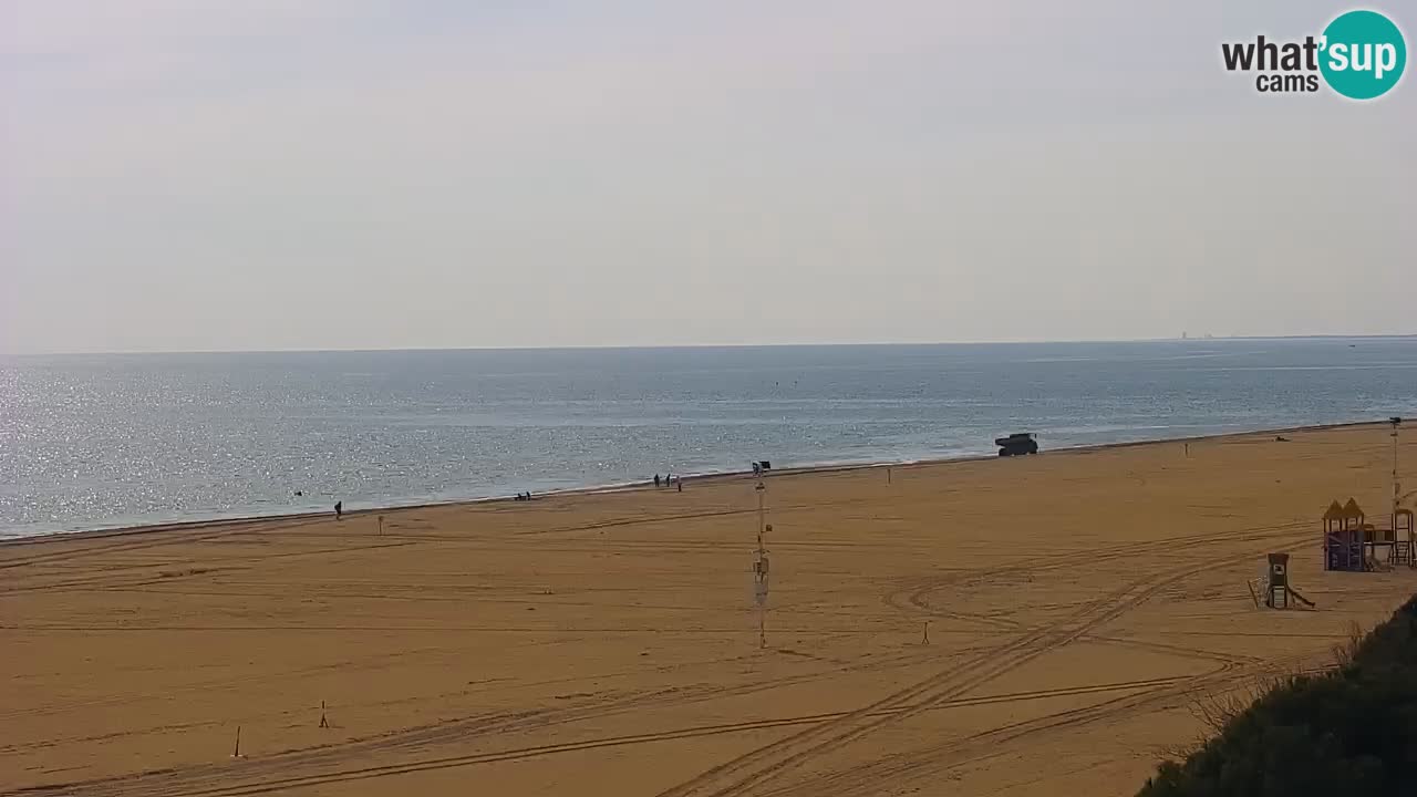 Webcam en direct plage de Bibione – vue depuis Ashanti ApartHotel