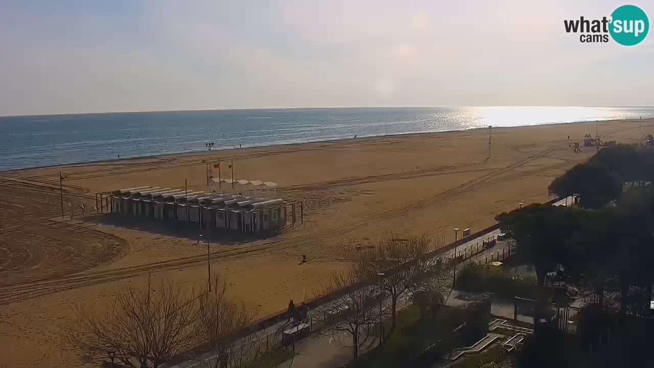 Web kamera Bibione plaža – pogled sa Ashanti ApartHotela