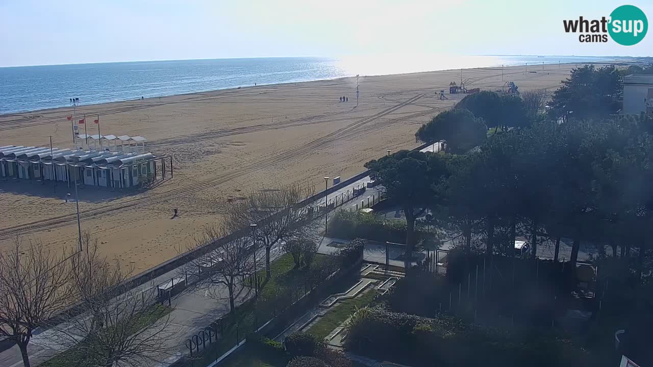Web kamera Bibione plaža – pogled sa Ashanti ApartHotela