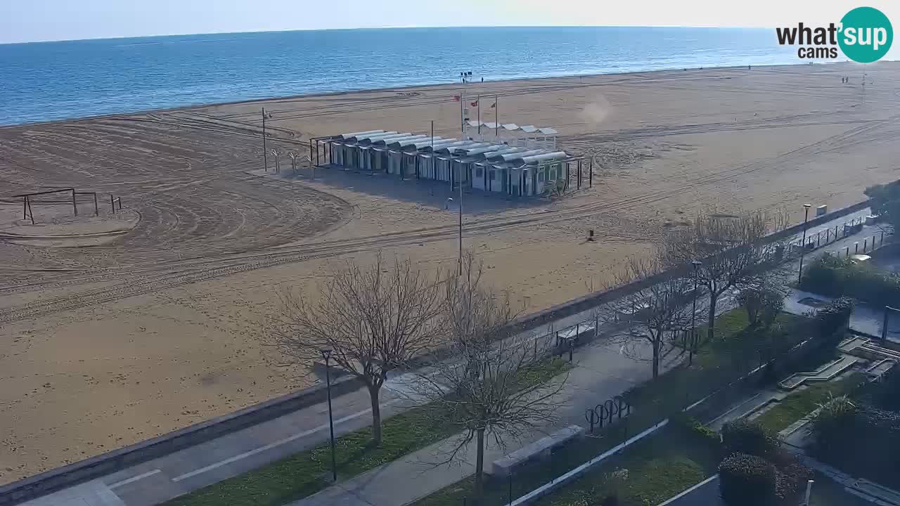 Webcam en direct plage de Bibione – vue depuis Ashanti ApartHotel