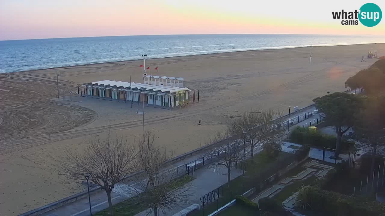 Webcam en vivo playa Bibione – vista desde Ashanti ApartHotel