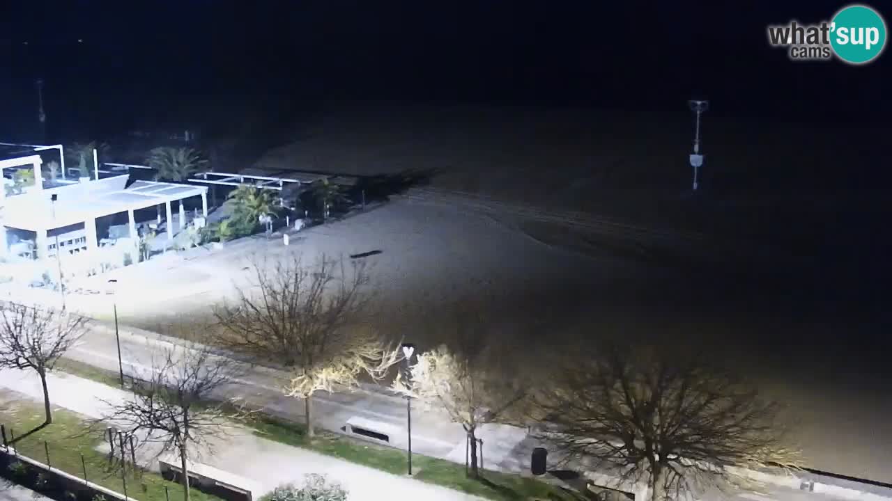 Web kamera Bibione plaža – pogled sa Ashanti ApartHotela