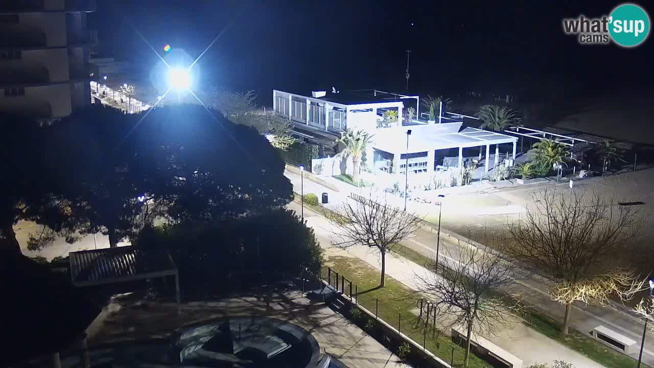 Webcam en vivo playa Bibione – vista desde Ashanti ApartHotel