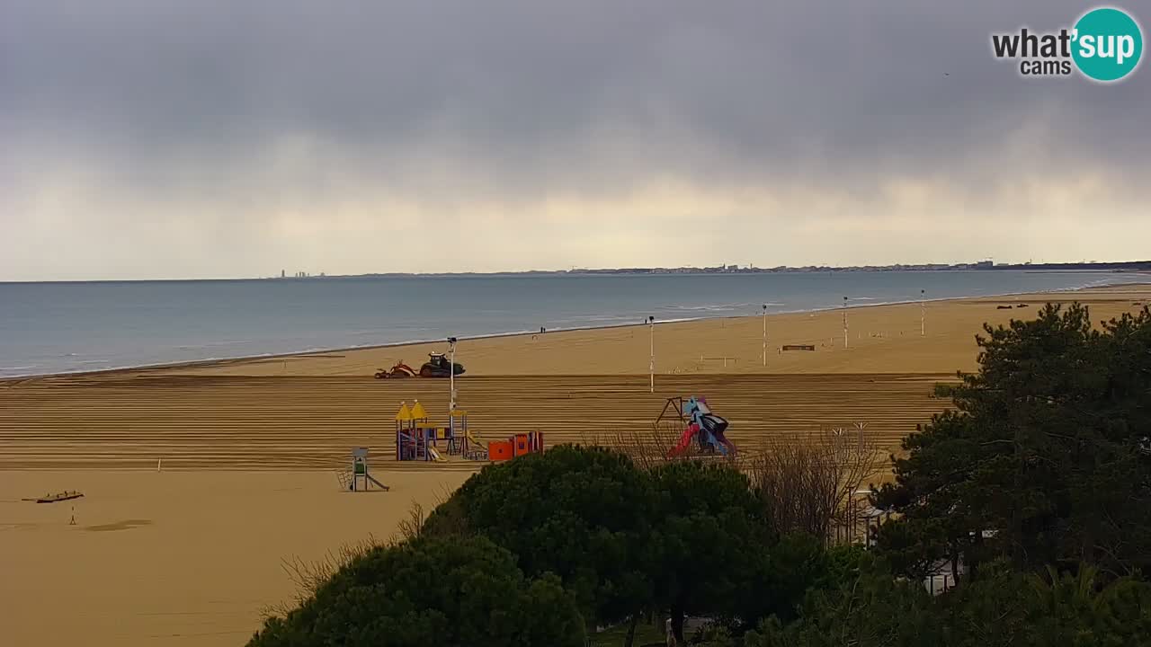 Webcam en direct plage de Bibione – vue depuis Ashanti ApartHotel