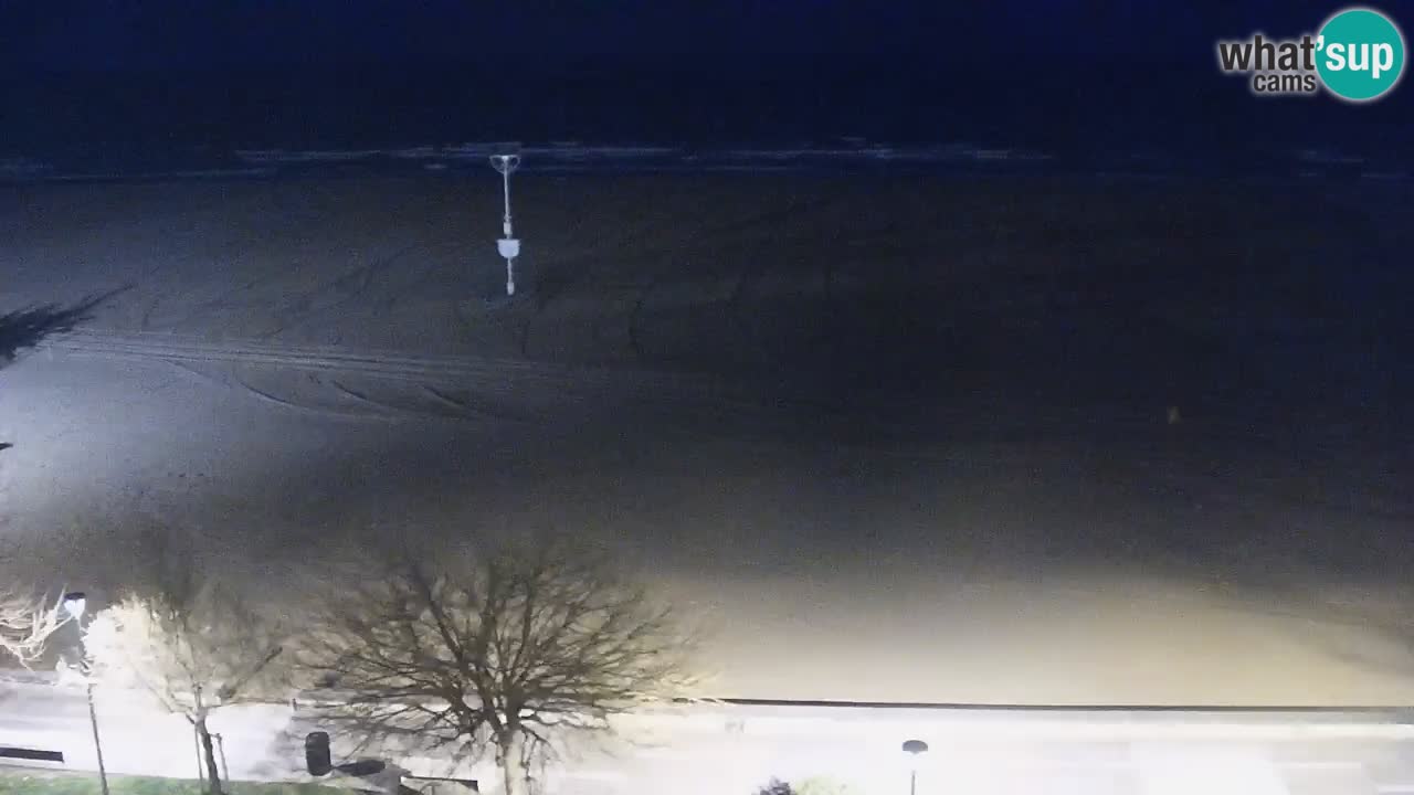 Webcam en direct plage de Bibione – vue depuis Ashanti ApartHotel