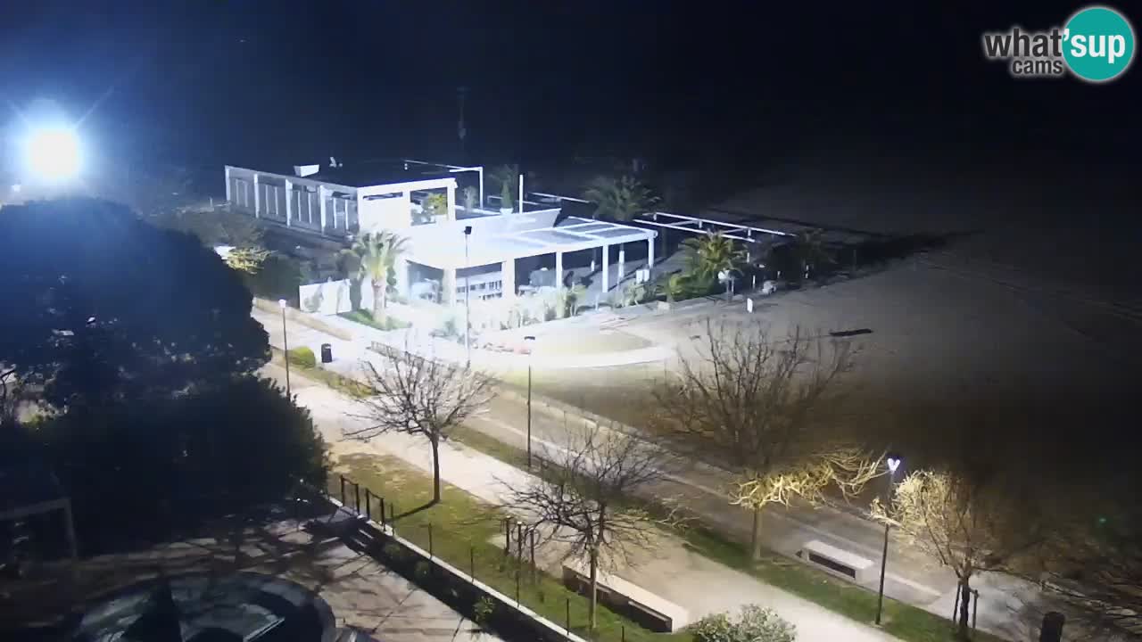 Webcam en vivo playa Bibione – vista desde Ashanti ApartHotel