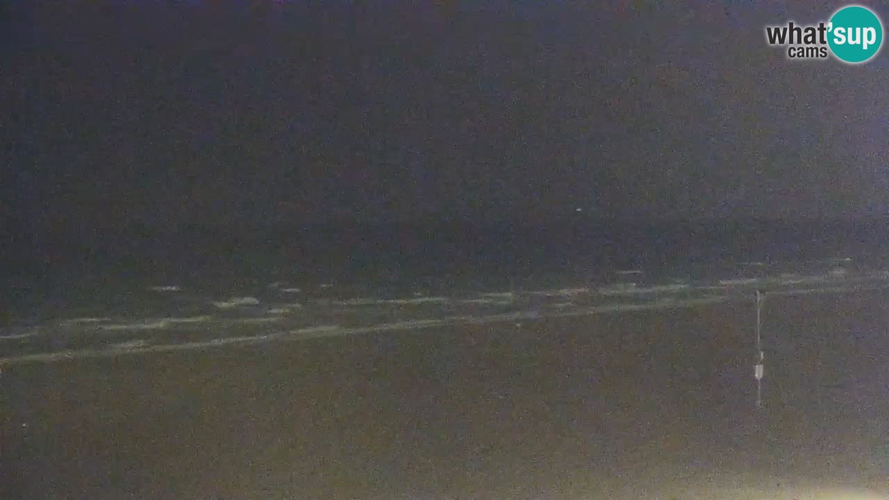 Spletna kamera Bibione plaža – pogled iz Ashanti ApartHotela