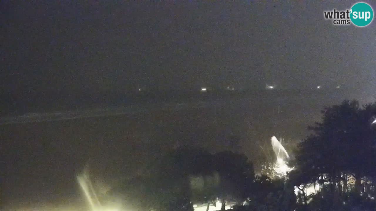 Webcam en direct plage de Bibione – vue depuis Ashanti ApartHotel