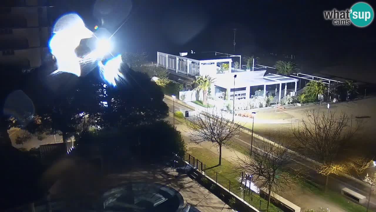 Webcam en direct plage de Bibione – vue depuis Ashanti ApartHotel