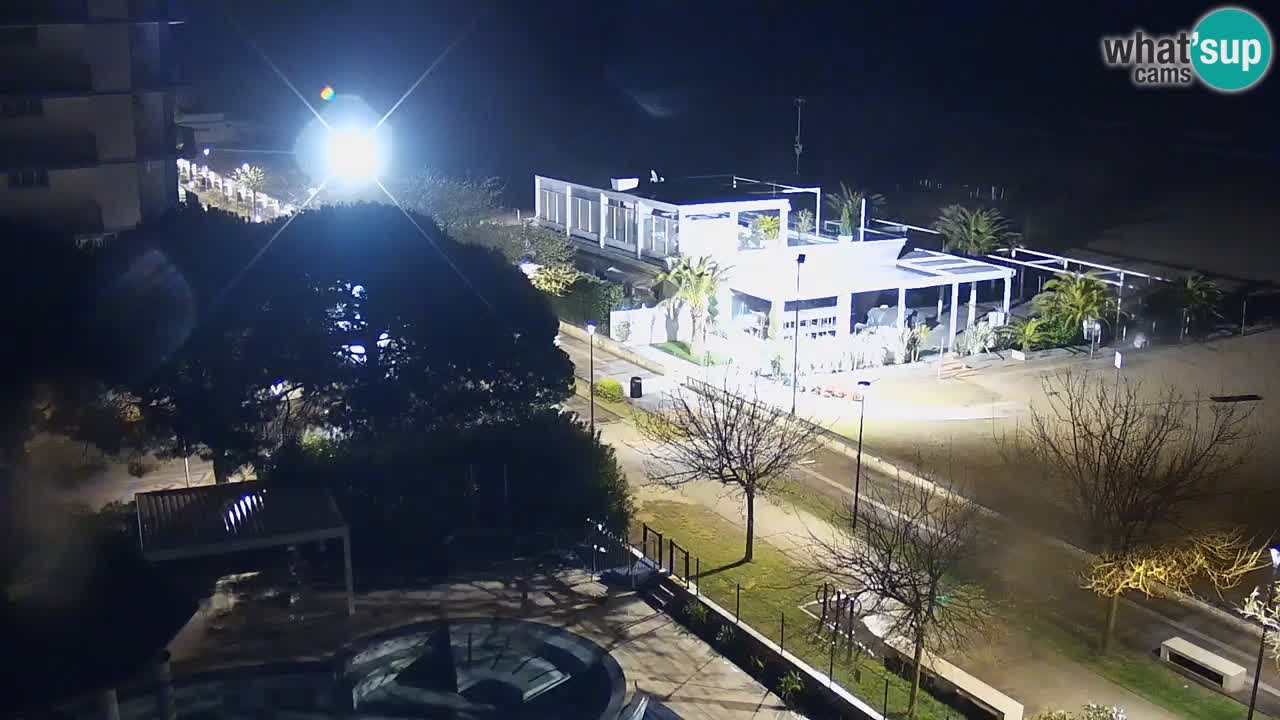 Web kamera Bibione plaža – pogled sa Ashanti ApartHotela