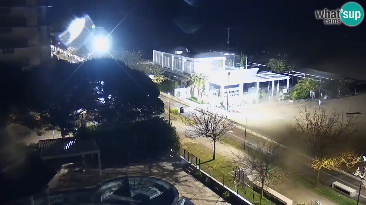 Webcam en direct plage de Bibione – vue depuis Ashanti ApartHotel