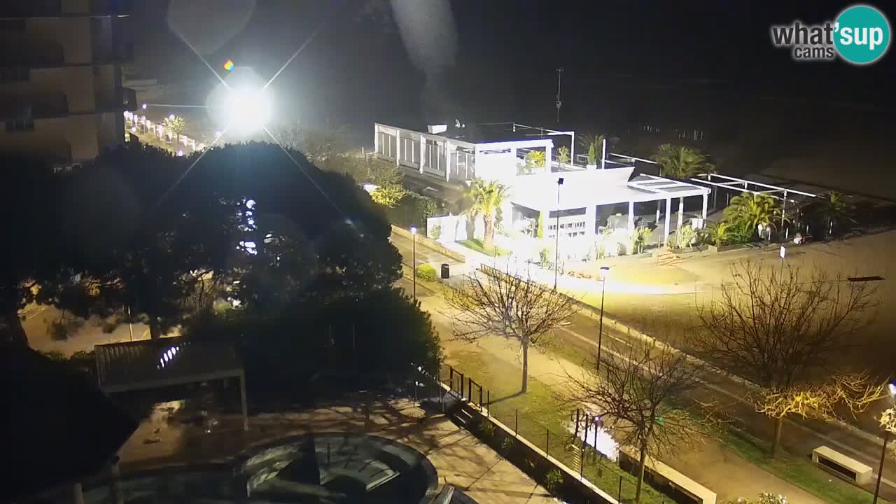 Web kamera Bibione plaža – pogled sa Ashanti ApartHotela