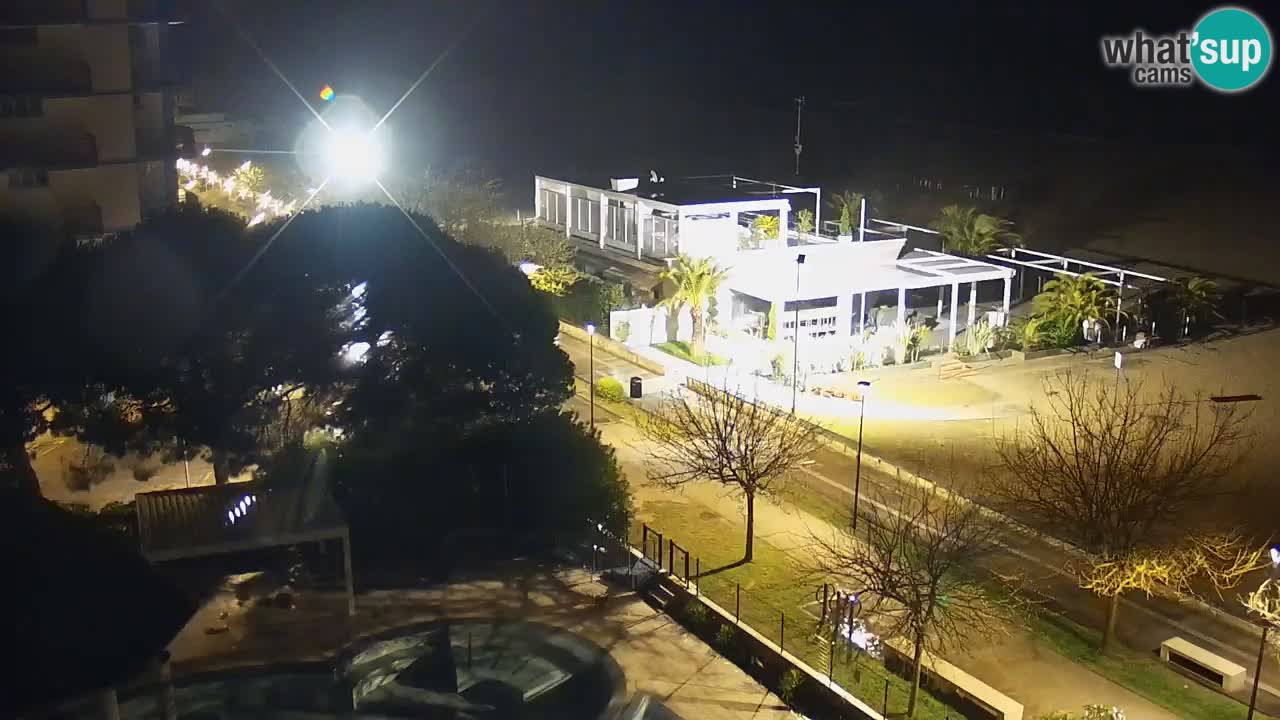 Webcam en vivo playa Bibione – vista desde Ashanti ApartHotel