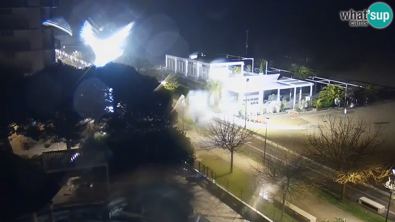 Webcam en direct plage de Bibione – vue depuis Ashanti ApartHotel