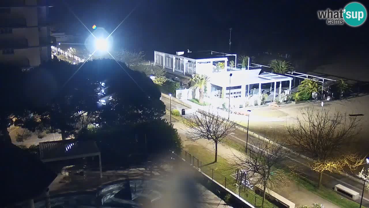 Webcam en vivo playa Bibione – vista desde Ashanti ApartHotel