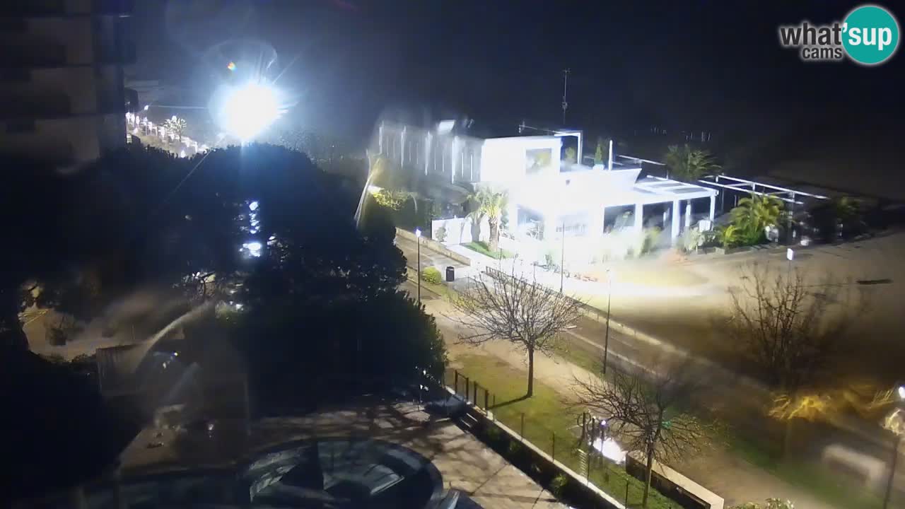 Webcam en vivo playa Bibione – vista desde Ashanti ApartHotel
