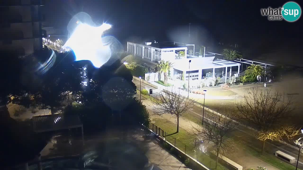 Webcam en direct plage de Bibione – vue depuis Ashanti ApartHotel