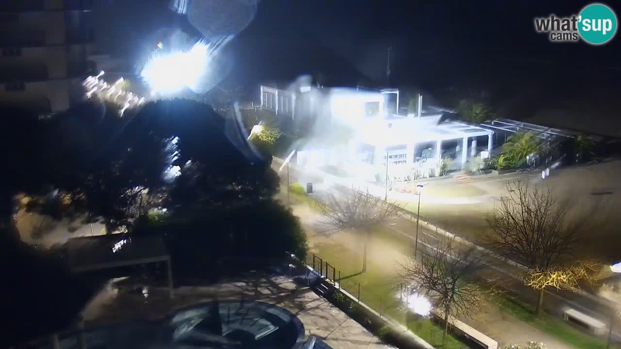 Webcam en direct plage de Bibione – vue depuis Ashanti ApartHotel