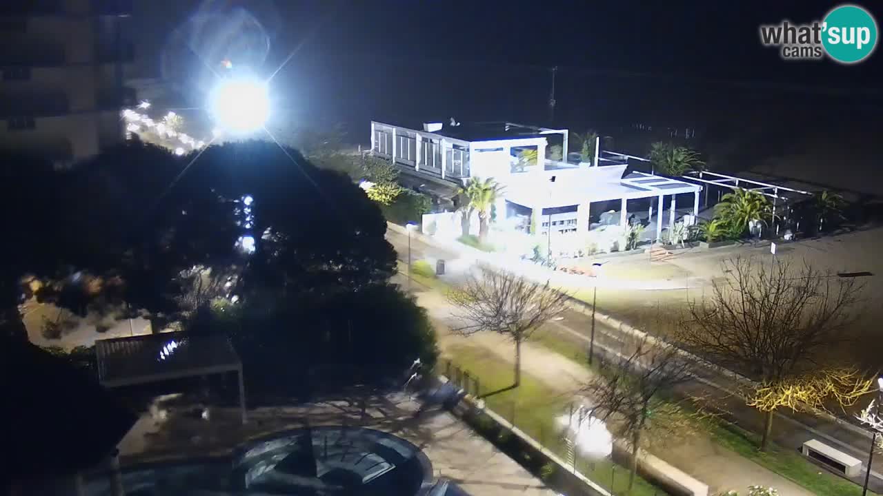 Webcam en direct plage de Bibione – vue depuis Ashanti ApartHotel