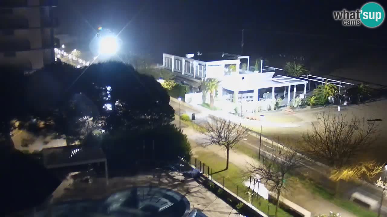 Web kamera Bibione plaža – pogled sa Ashanti ApartHotela