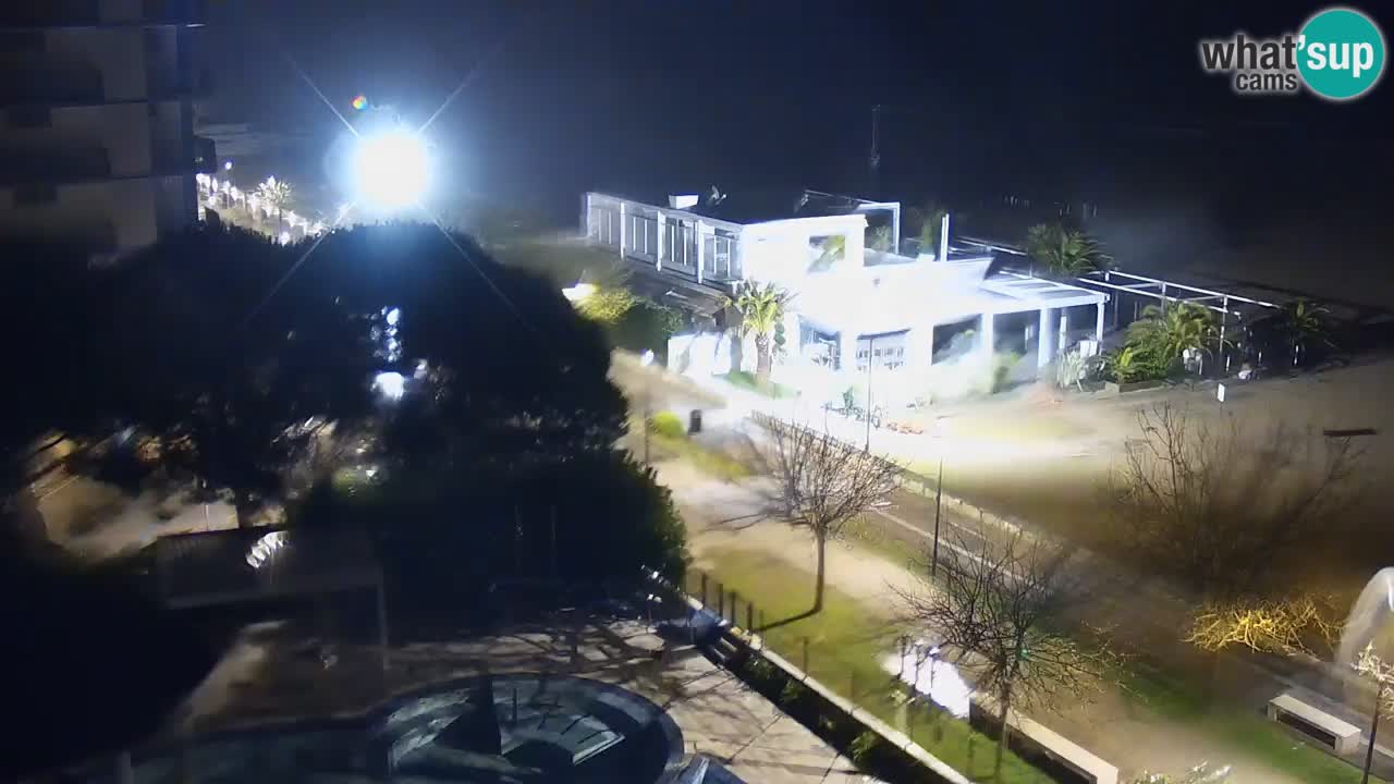 Webcam en vivo playa Bibione – vista desde Ashanti ApartHotel