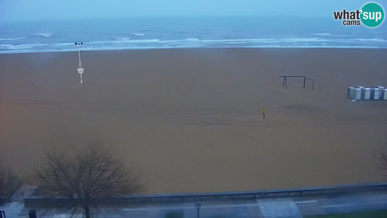 Webcam en direct plage de Bibione – vue depuis Ashanti ApartHotel