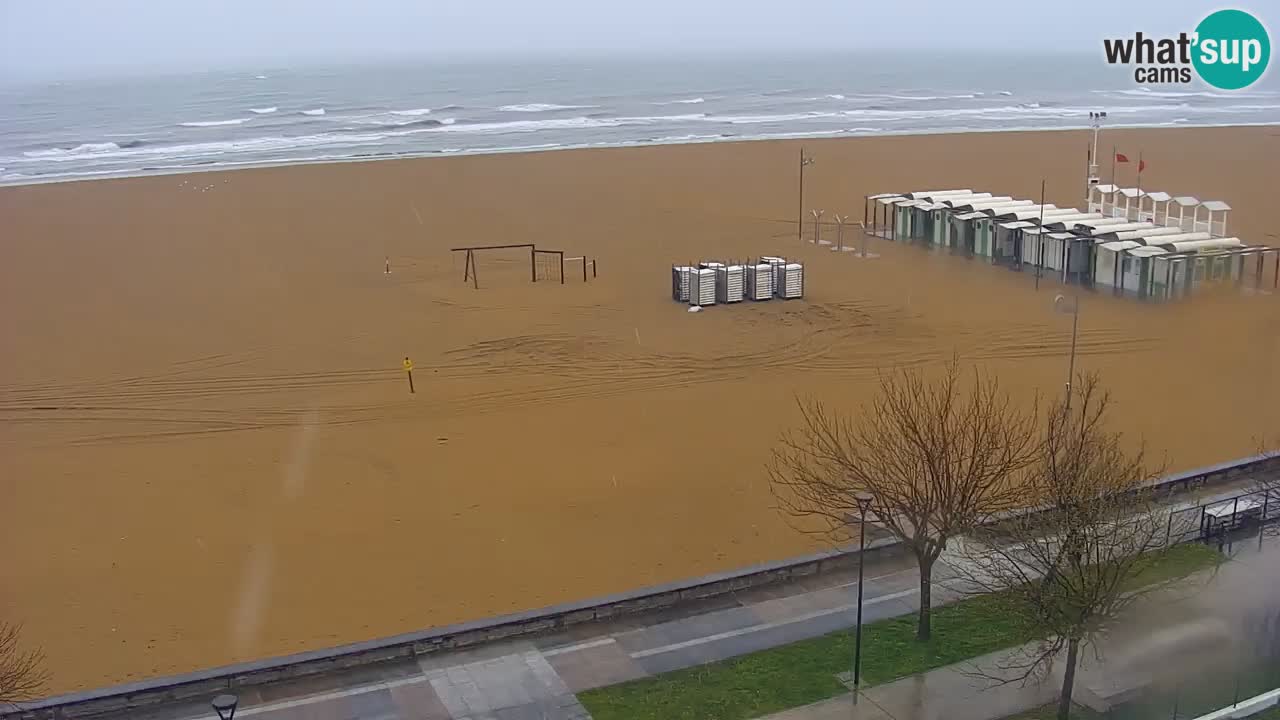 Webcam en direct plage de Bibione – vue depuis Ashanti ApartHotel