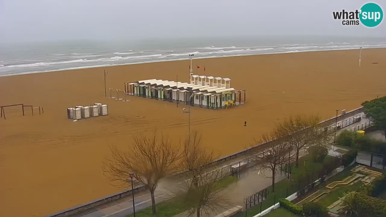 Webcam en vivo playa Bibione – vista desde Ashanti ApartHotel
