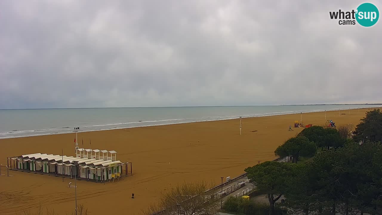 Webcam en vivo playa Bibione – vista desde Ashanti ApartHotel