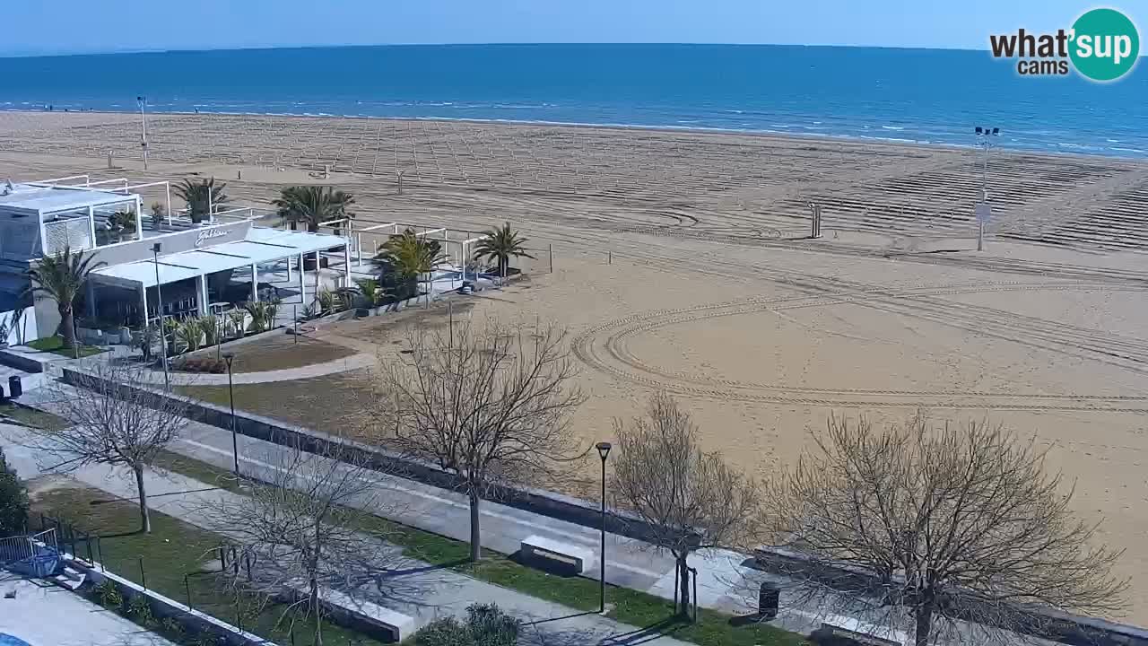 Webcam en direct plage de Bibione – vue depuis Ashanti ApartHotel