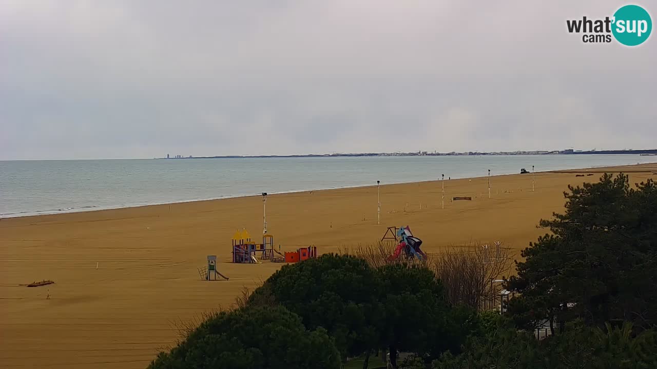 Webcam en direct plage de Bibione – vue depuis Ashanti ApartHotel