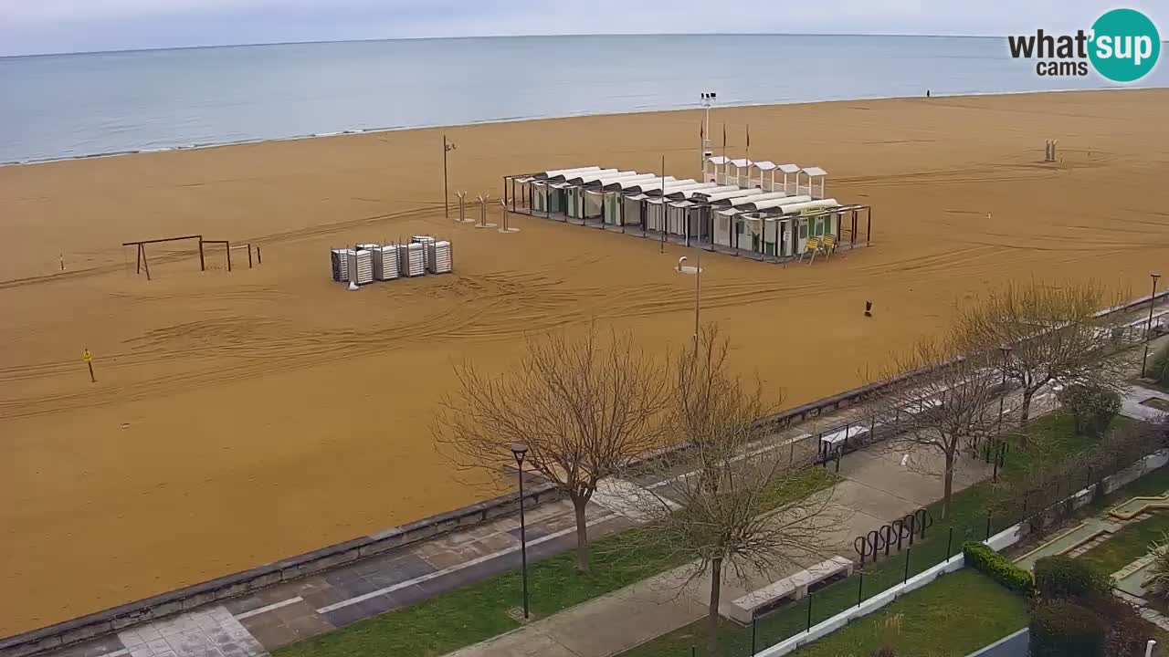 Webcam en direct plage de Bibione – vue depuis Ashanti ApartHotel