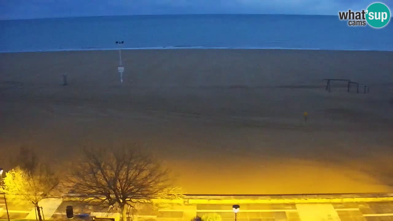 Web kamera Bibione plaža – pogled sa Ashanti ApartHotela