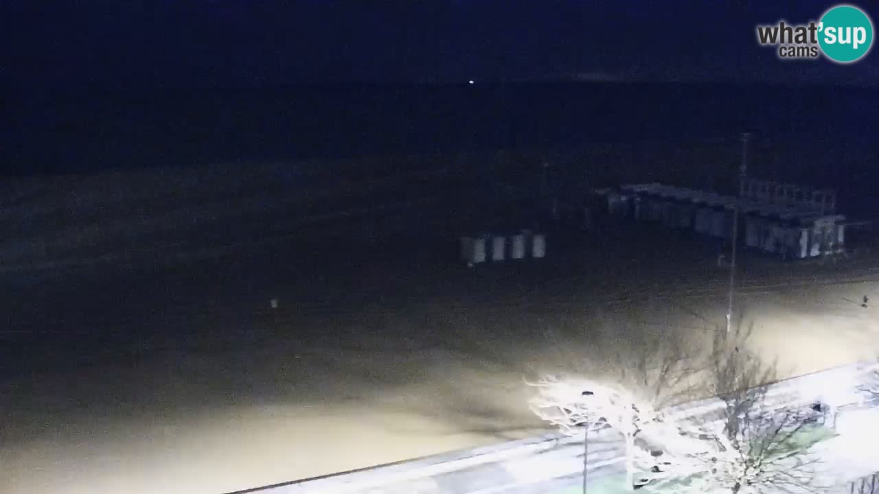 Webcam en direct plage de Bibione – vue depuis Ashanti ApartHotel